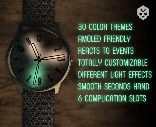 Dark Metal Saber Watch Face 1