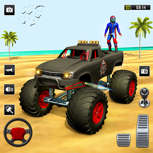 Monster Truck Racer Car Game  Icon