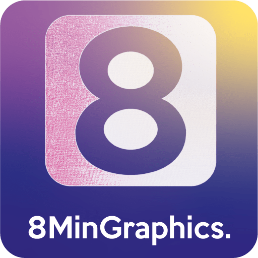 8 minutes graphics Header - AppWisp.com