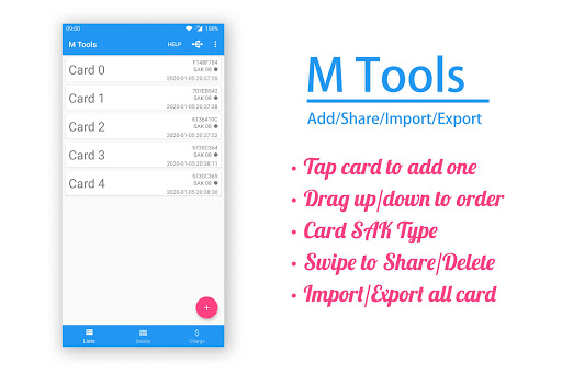 NFC MTools for Mifare Card ACR122, PN532, BT, RFID 20211106_R1 screenshots 1