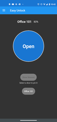 Proxess Mobile Keys Screen 2