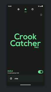 CrookCatcher — Antivol Capture d'écran