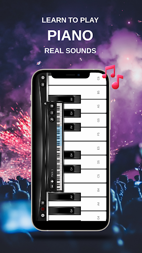 Android application Piano Real Sounds Keyboard screenshort
