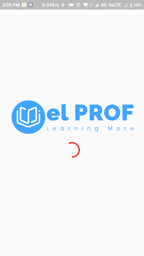 Android application elProf screenshort