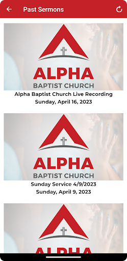 Alpha Baptist Church Screen 3