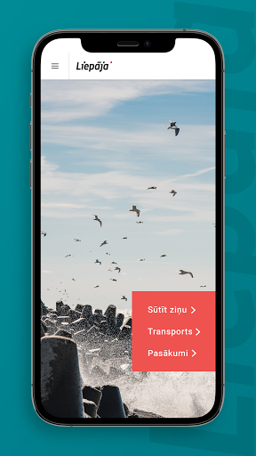Android application Liepaja city screenshort