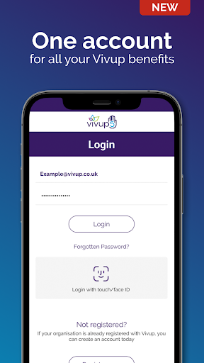 Android application Vivup highfive recognition screenshort