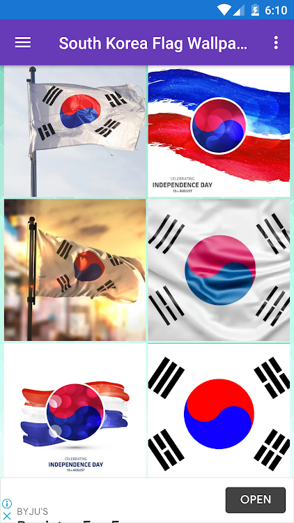 South Korea Flag Wallpapers - 1.0.40 - (Android)