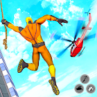 Flying Robot Rope Hero Games: Grand Crime City 1.7