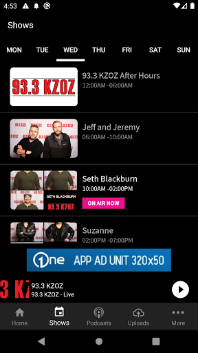 93.3 KZOZ Screen 3