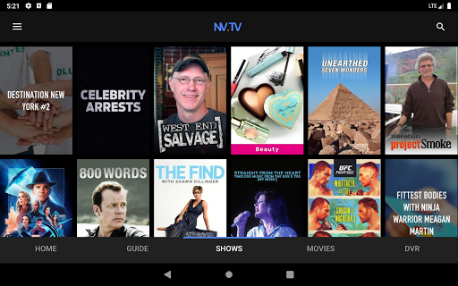 Screenshot of NV.TV