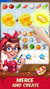 Merge Cooking:Theme Restaurant apkpoly screenshots 6