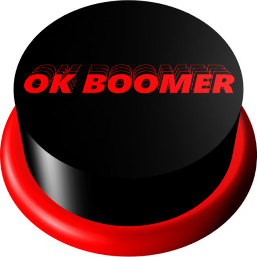 OK Boomer Button  Icon