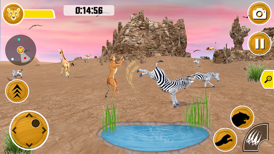 Wild Cheetah Simulator 3D Game