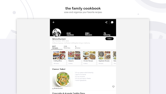 🏆 Craftlog Recipes - daily cooking helper Screenshot