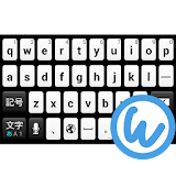 Black&White keyboard image icon