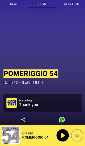 Android application Radio 54 screenshort