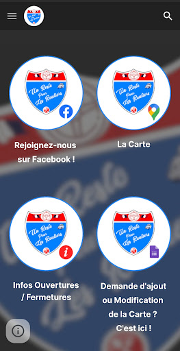Android application Un Resto Pour Les Routiers screenshort