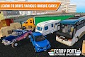screenshot of Ferry Port Trucker Parking Sim