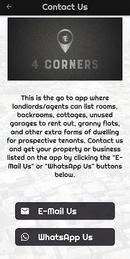 Android application 4 Corners | Property Listings screenshort