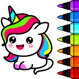 Unicorn Coloring Book for Kids Mod Apk
