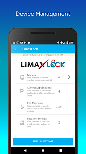 Kiosk Mode Lockdown Limax MDM Screenshot