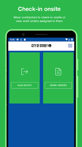 Android application Contractor – City of Sydney screenshort