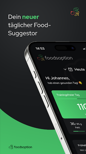 Android application foodsoption screenshort