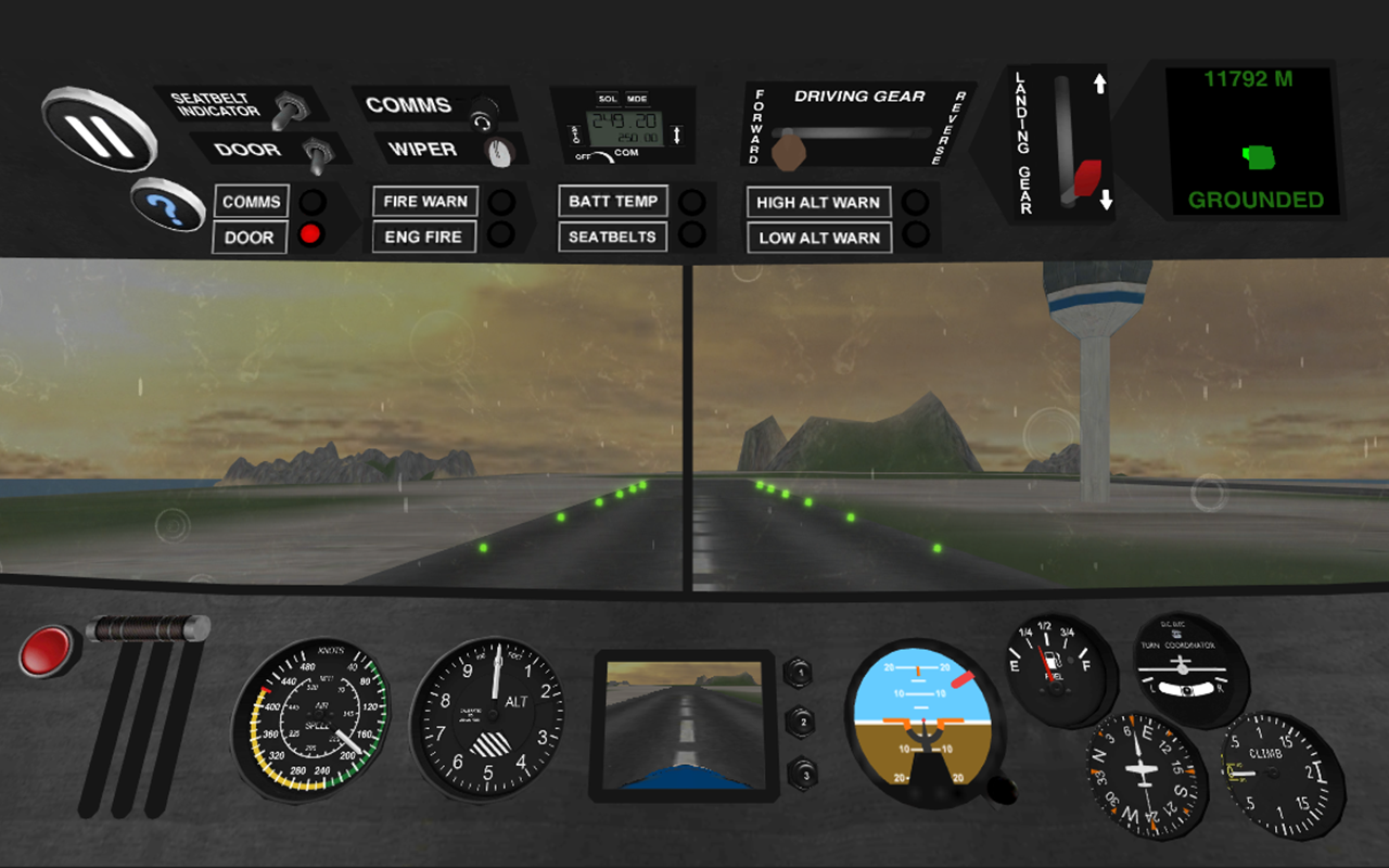 Android application Airplane Pilot Sim screenshort