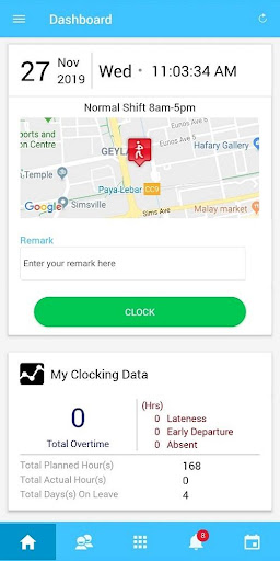 Android application meHR - Frontier eHR Leave Payr screenshort