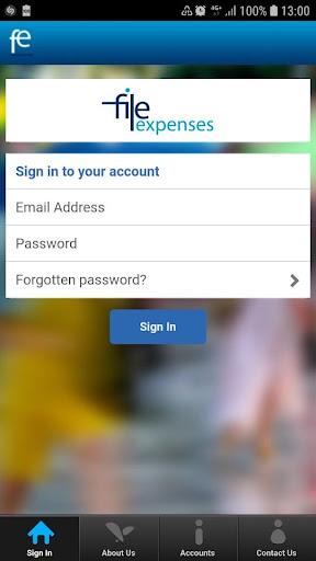 Android application FileExpenses screenshort