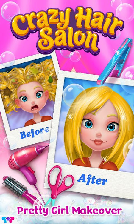 Crazy Hair Salon-Girl Makeover - 1.1.4 - (Android)