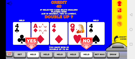 Video Poker with Double Up 2