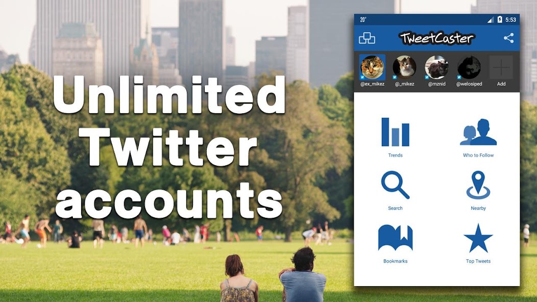 TweetCaster for Twitter 9.4.7 APK + Mod (Unlimited money) إلى عن على ذكري المظهر
