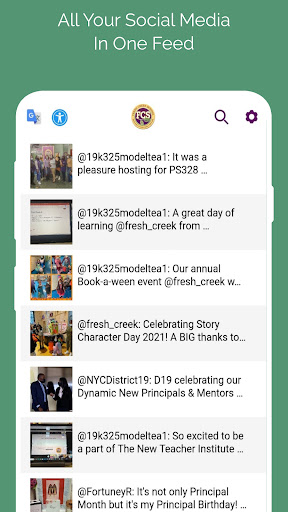 Android application PS 325 The Fresh Creek School screenshort