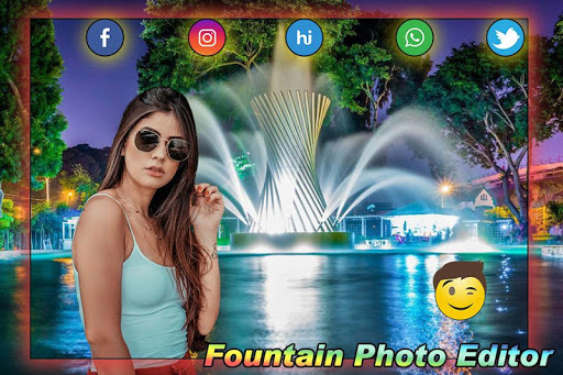 Photo With Fountains : Photo Frame
