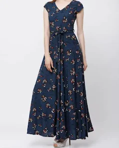 Latest long dress clearance design
