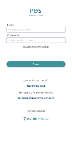 Android application Pregunta de la Semana screenshort