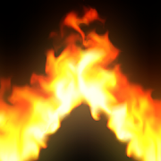 Magic Flames: fire simulation sandbox wallpaper