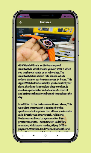smart watch GS8 ultra Guide Screen 3