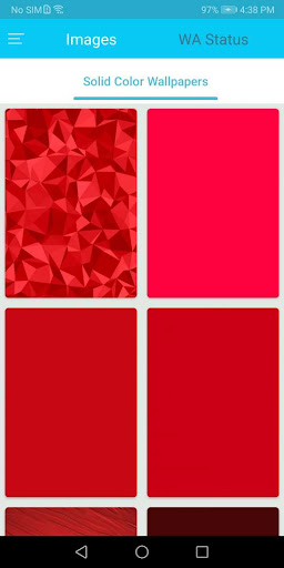 Android application Solid Color Wallpapers screenshort