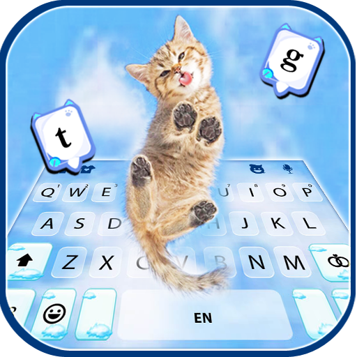 Kitty Paws Keyboard Background logo