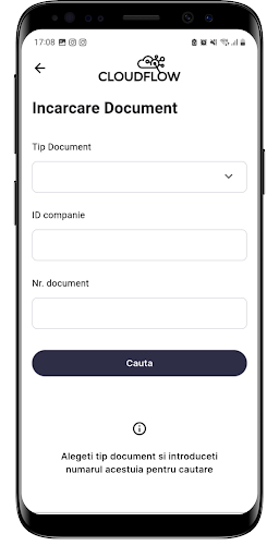 CloudFlow mobile Screen 2