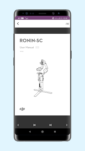 Dji Ronin SC Guide Screen 3