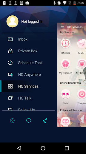Handcent Skin (Meet you) Screen 2