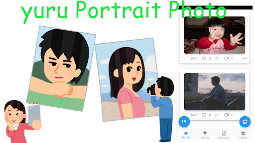 Android application yuru Portrait Photo screenshort