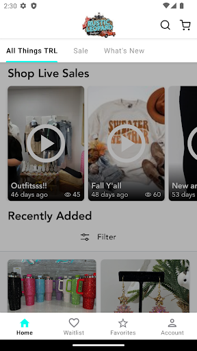 Screenshot of The Rustic Leopard Boutique