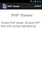 screenshot of PHP Viewer