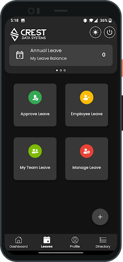 Crest HRMS Screen 2