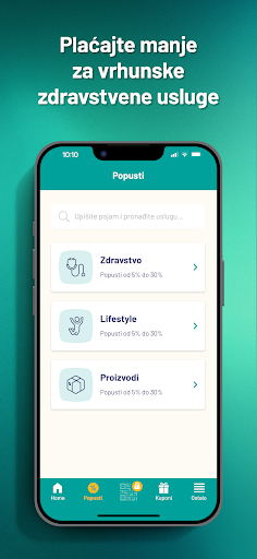 Modus Health Card Screen 3